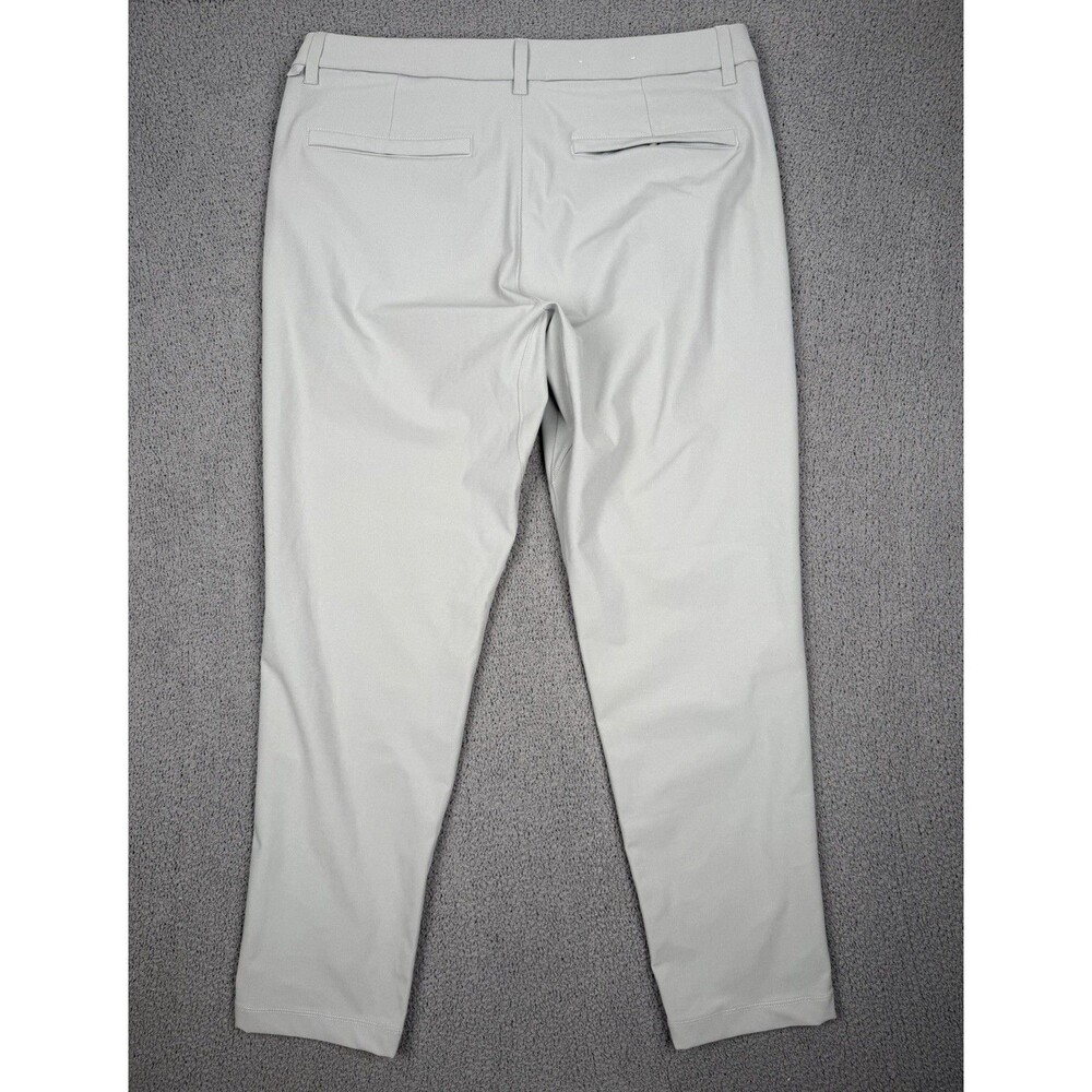 Lululemon Commission Pants Mens 35 Light Gray Stretch Performance M5BDES - Picture 3 of 8